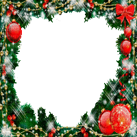christmas frame by nataliplus - Gratis geanimeerde GIF