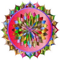 Rainbow Mandala - zdarma png