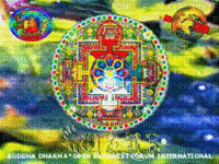 Medicine Buddha mandala - Zdarma animovaný GIF