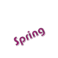 spring text - gratis png