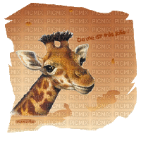 girafe - Bezmaksas animēts GIF