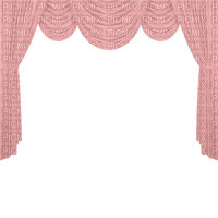 pink curtain - nemokama png