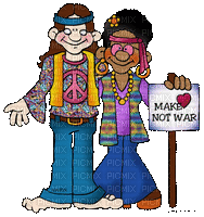 70's hippie bp - GIF animate gratis