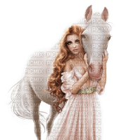 woman-horse-kvinna-häst - ücretsiz png
