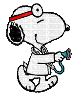 Dr Snoopy GIF - Бесплатный анимированный гифка