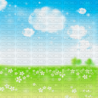 Y.A.M._summer background flowers - png gratuito