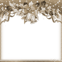 soave frame christmas branch bells winter holly - PNG gratuit