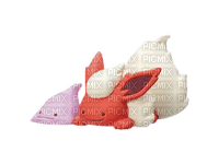 flareon and ditto plastic toy - png gratis