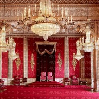 Royal Red Throne Room - ilmainen png