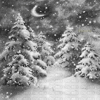 Y.A.M._Winter New year background black-white - GIF animate gratis