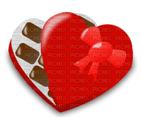 Kaz_Creations Valentine Deco Love Hearts Chocolates - PNG gratuit