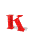 Kaz_Creations Alphabets Jumping Red Letter K - GIF animé gratuit