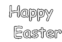 text easter ostern Pâques paques  deco tube blanc - Gratis geanimeerde GIF