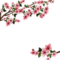 Y.A.M._Japan Spring Flowers Decor - zadarmo png