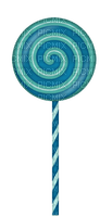 kikkapink lollipop blue teal - zdarma png