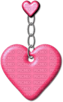 Hanging.Hearts.Pink - δωρεάν png