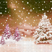 MA / Bg.animated.winter.tree.snw.brown.idca - 無料のアニメーション GIF