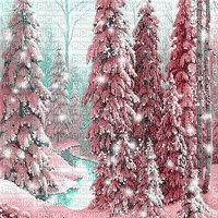 kikkapink  bakground animated winter snow - GIF animate gratis