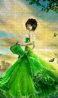 woman long dress bp - Ücretsiz animasyonlu GIF