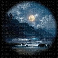 Moonlight background bp - GIF animate gratis