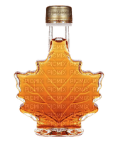 Syrup Bottle Leaf Autumn - Bogusia - Free PNG