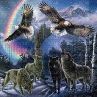 The Pack of Wolves - Free PNG