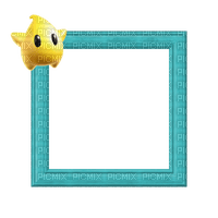 Small Cyan Frame - png ฟรี
