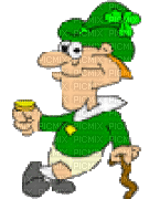 Saint Patrick - GIF animate gratis