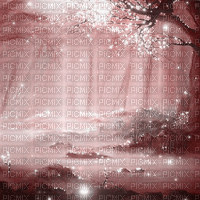 Y.A.M._Gothic Fantasy Landscape background red - Animovaný GIF zadarmo