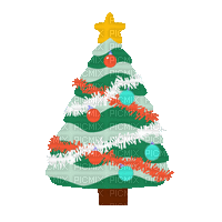 Christmas Tree - GIF animasi gratis