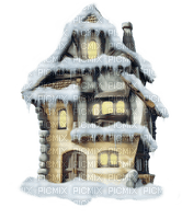 Casa de navidad - png gratis