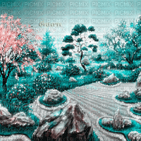 Y.A.M._Japan landscape background - Darmowy animowany GIF