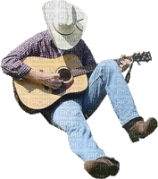 Kaz_Creations Man Homme Guitar - Free animated GIF