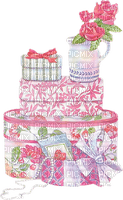 kikkapink deco scrap birthday present pink gift - δωρεάν png