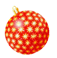 christmas ball by nataliplus - GIF animé gratuit
