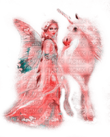 Y.A.M._Fantasy fairy unicorn - bezmaksas png