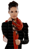woman with scarf bp - darmowe png