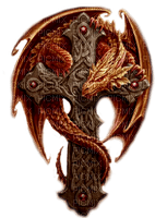 brown dragon by nataliplus - png gratis