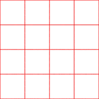 grid 4x4 raster - darmowe png