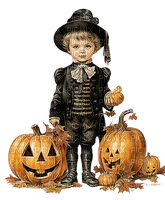 Halloween.Child.Pumpkin.vintage.Victoriabea - png gratis