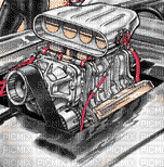 hot rod motor - Zdarma animovaný GIF
