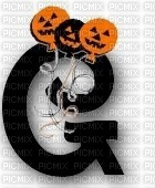Gif lettre Halloween-G- - ücretsiz png