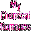 my chemical romance pink glitter