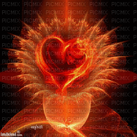 горячее сердце - Безплатен анимиран GIF