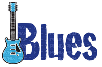 Blues.Music.Text.blue.Victoriabea - PNG gratuit