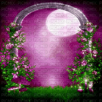 Animated.Background.Purple.Green - KittyKatLuv65 - GIF animé gratuit