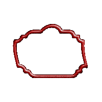 Frame Déco Rouge Noir:) - Безплатен анимиран GIF