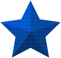 Kaz_Creations America 4th July Independance Day American Blue Star - zadarmo png