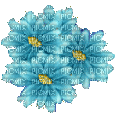Blue flowers 2. - Безплатен анимиран GIF