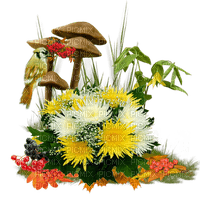 Kaz_Creations Deco Flowers Garden Bird - besplatni png